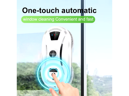 Ultra-Thin Robot Vacuum & Window Cleaning Robot with Remote Control