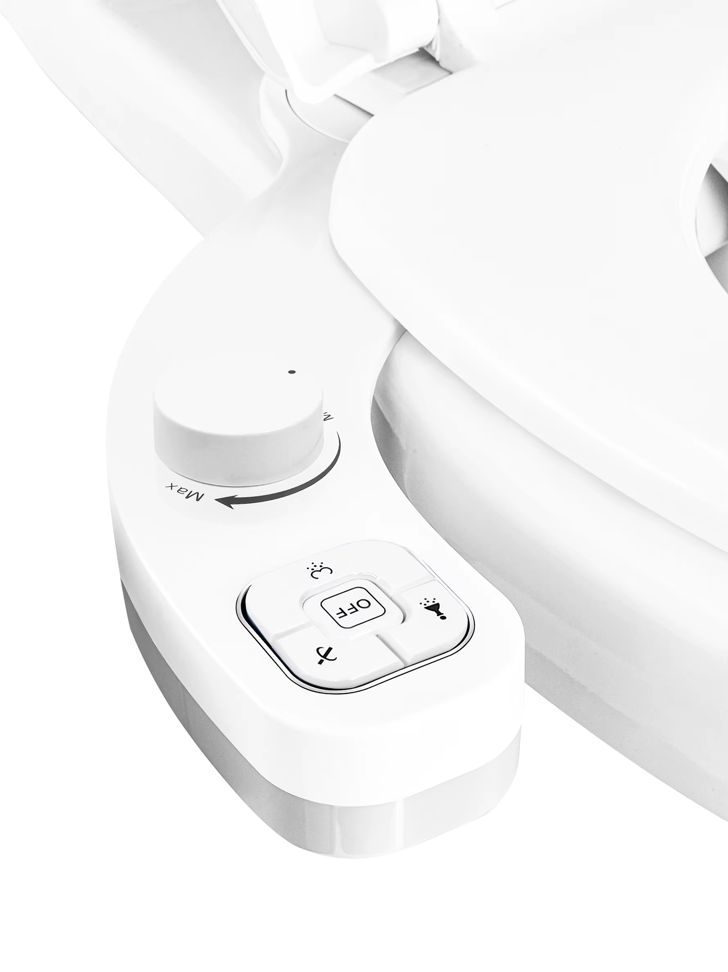 Non-Electric Bidet – Self-Cleaning Dual Nozzle Toilet Seat Attachment