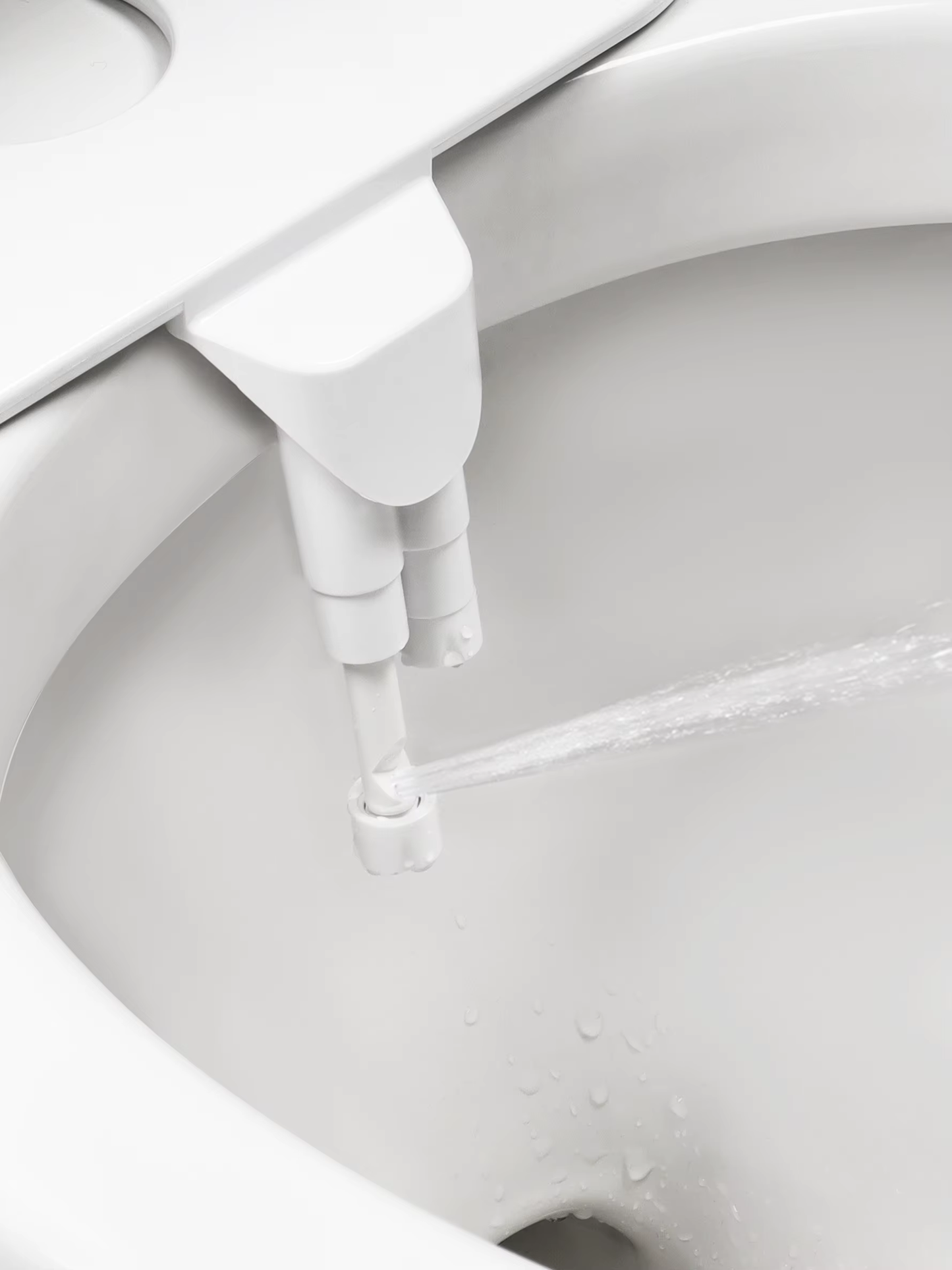 Non-Electric Bidet – Self-Cleaning Dual Nozzle Toilet Seat Attachment