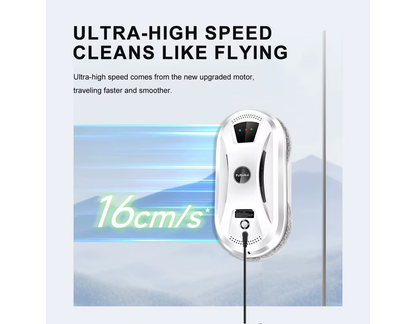 Ultra-Thin Robot Vacuum & Window Cleaning Robot with Remote Control